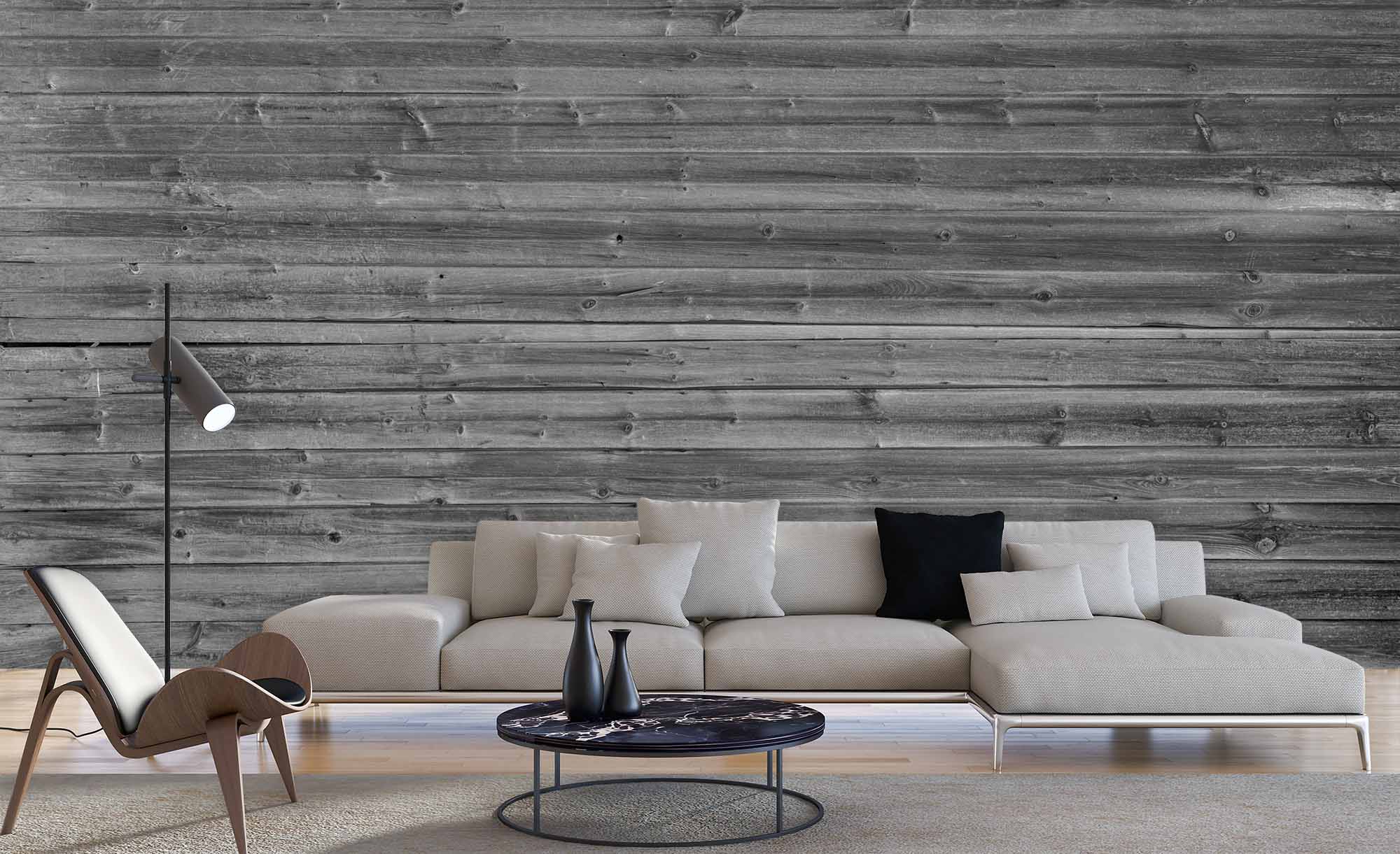 Horizontal Barn Wood Wall Mural ☑️ Talissa Decor - Wall Murals